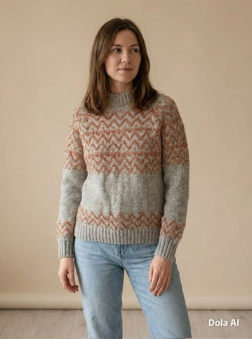 Next Long Sleeve Grey Shiny Patterns Knitted Jumper Pullover Size 10