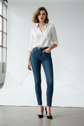 Asos Design Petite Blue Jeans High Waisted Jeans Size Waist 26