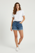 Women's Noisy May Medium Blue Denim Shorts Loose Fit Brand New Size XL