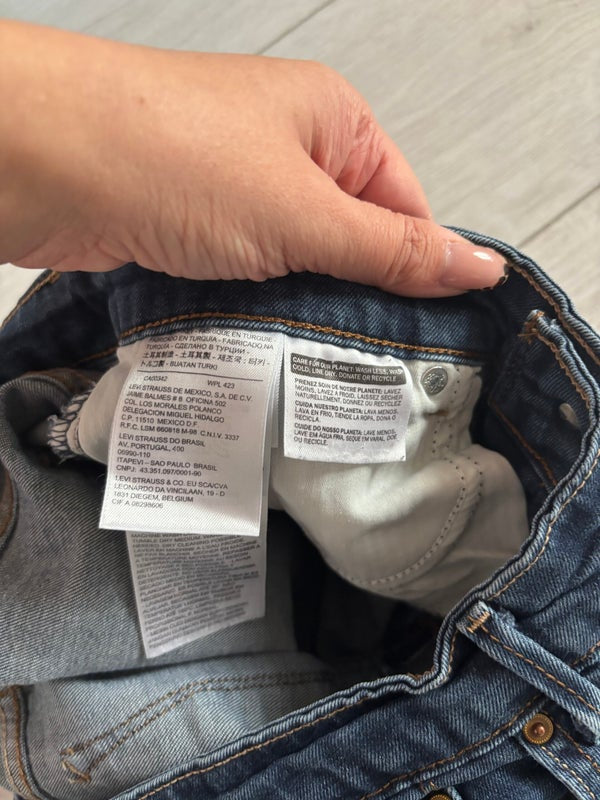 Levi's Classic Rise Slim Fit Jeans Size 29 Demi Curve — W29