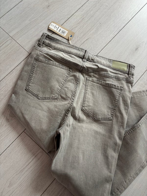 M&S The Ivy Skinny Regular Length Jeans Grey Size 14 — 14