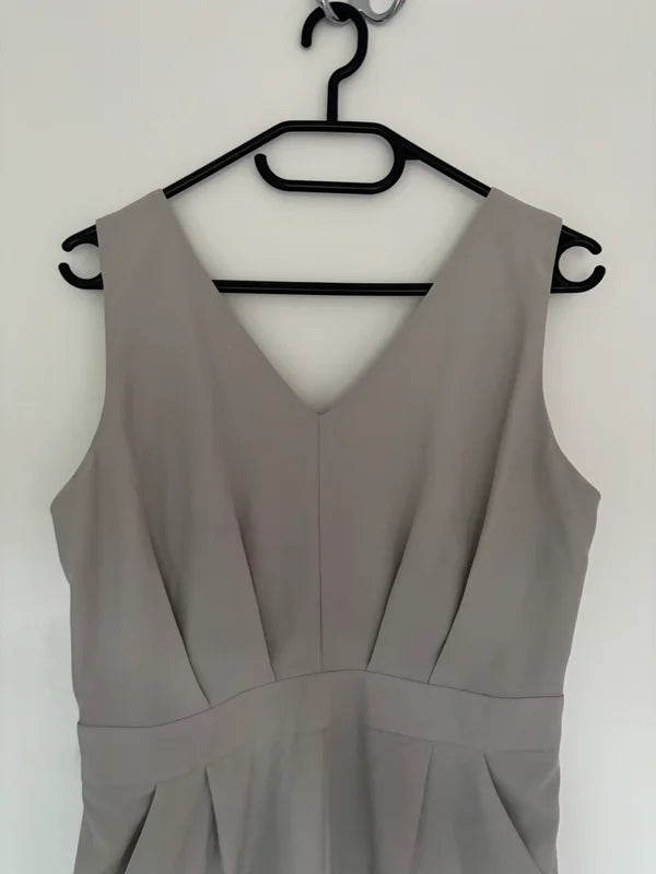 Miss Selfridge Sleeveless Tie Neck On Back Jumpsuit Size 12