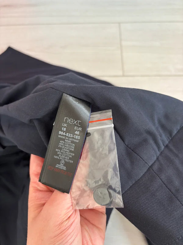 Next Outerwear Dark Navy Jacket Size 18