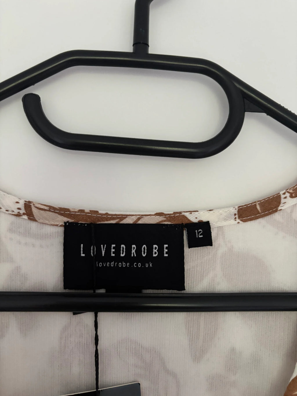 Lovedrobe Faux Wrap Midaxi Dress With Ruffle Hem Size 12