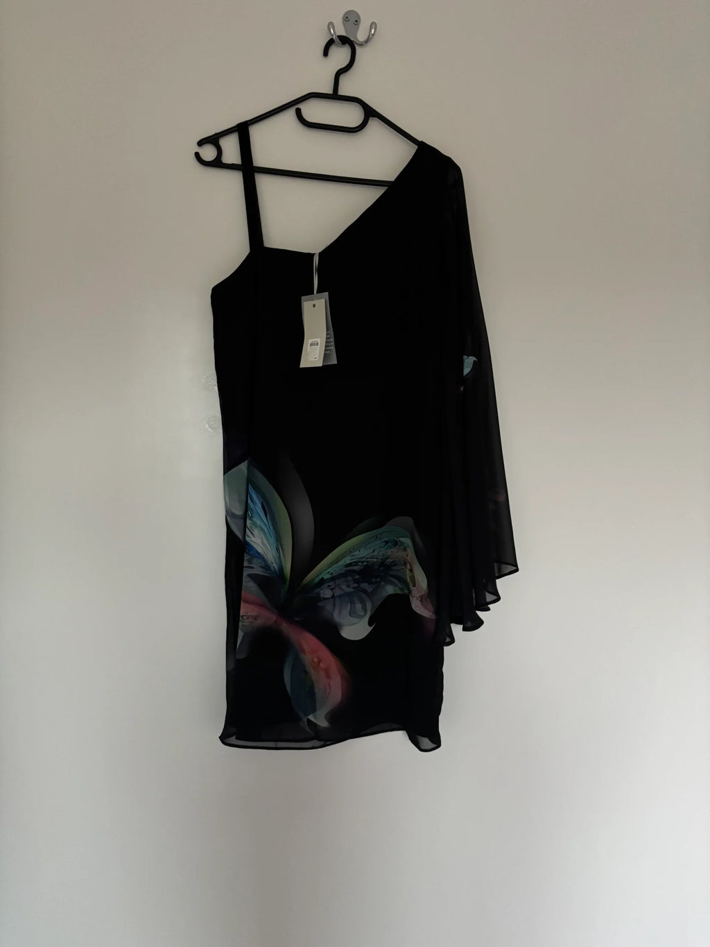 Sapphire for Wallis One Flare Sleeve Chiffon Style Occasion Dress Size 12