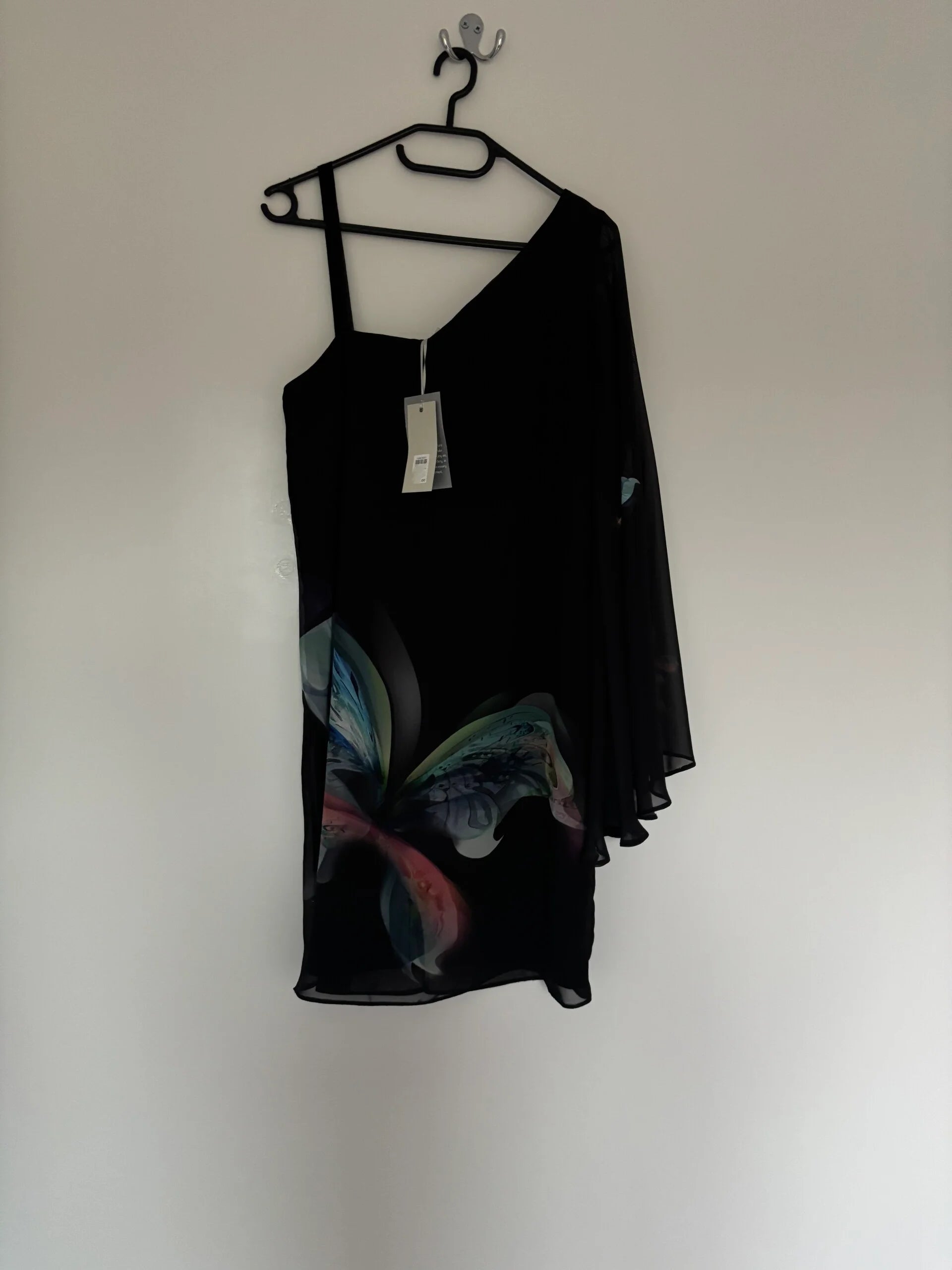 Lovedrobe Faux Wrap Midaxi Dress With Ruffle Hem Size 12